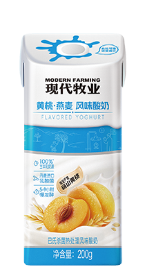 黄桃燕麦风味酸奶